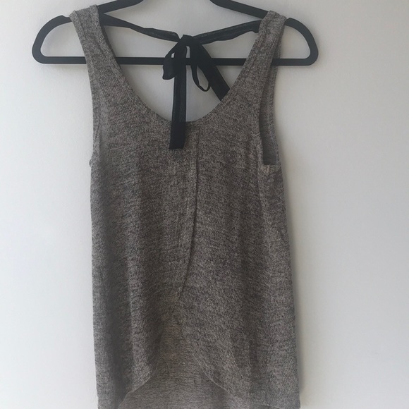 Owl Top with tie and open back - Picture 6 of 7